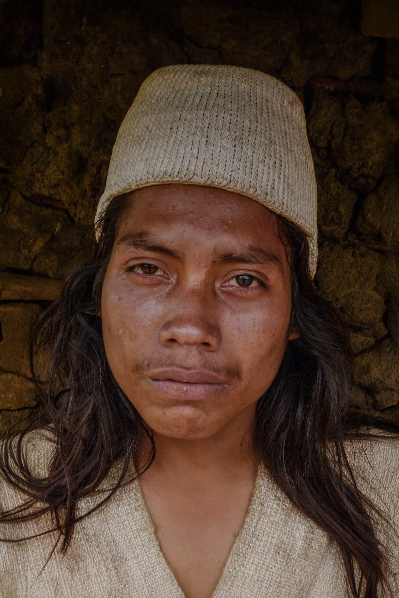 Homme Kogi, Santa Marta Colombie – portrait ethnique