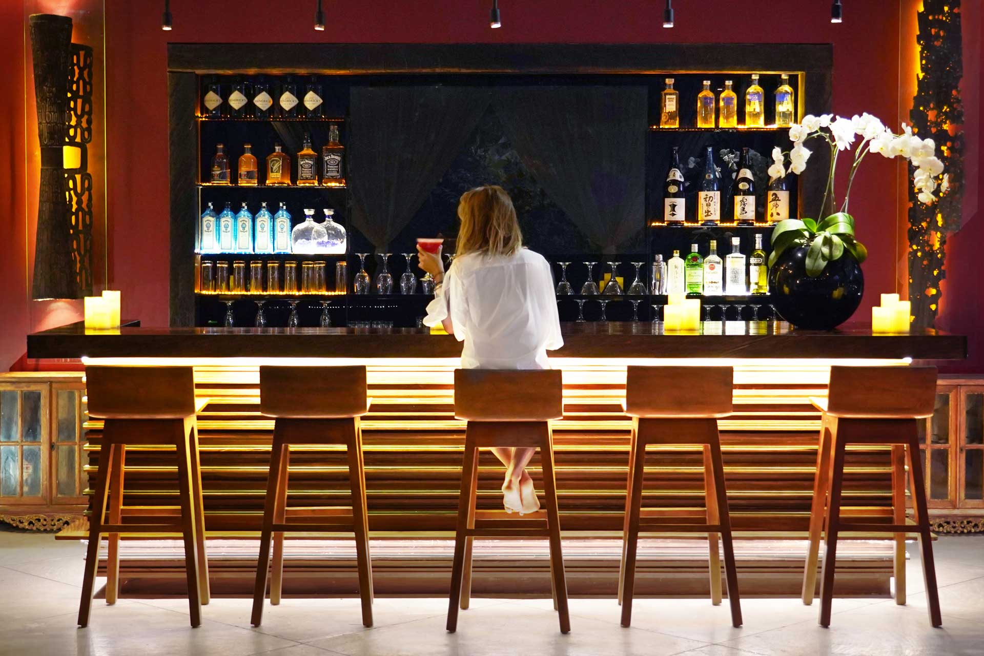 Bar intérieur Landes, photographie architecture et design